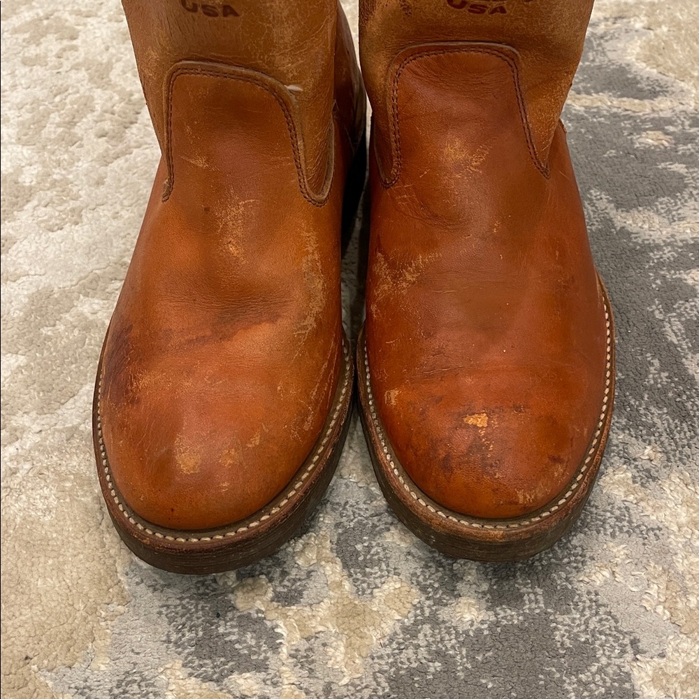 RARE Vintage
Sz 7.5 D Chippewa USA
Western Cowboy Boots Men's Leather - Picture 4 of 13